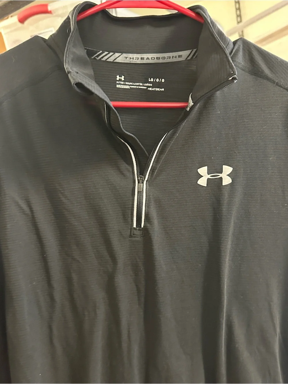 Under Armour Threadborne Streaker 1/4 Zip Fitted Long Sleeve Running Shirt